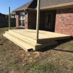 Photo of deck construction