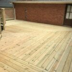 Photo of custom deck construction